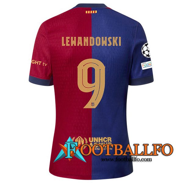 Camisetas De Futbol Barcelona (LEWANDOWSKI #9) 2024/2025 Primera