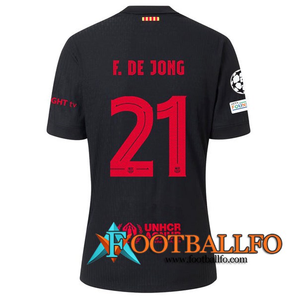 Camisetas De Futbol Barcelona (F. DE JONG #21) 2024/2025 Segunda