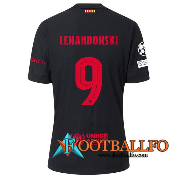 Camisetas De Futbol Barcelona (LEWANDOWSKI #9) 2024/2025 Segunda