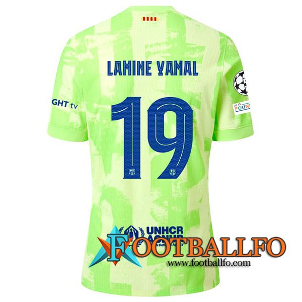 Camisetas De Futbol Barcelona (LAMINE YAMAL #19) 2024/2025 Tercera