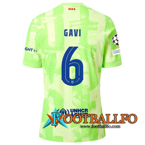 Camisetas De Futbol Barcelona (GAVI #6) 2024/2025 Tercera