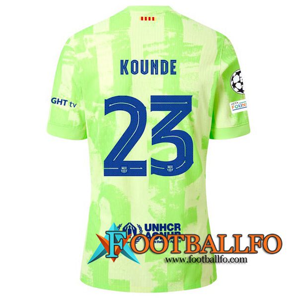 Camisetas De Futbol Barcelona (KOUNDE #23) 2024/2025 Tercera