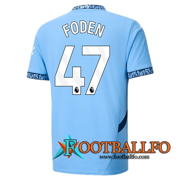 Camisetas De Futbol Manchester City (FODEN #47) 2024/2025 Primera