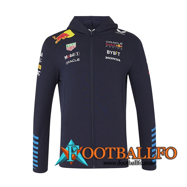 Chaquetas F1 RedBull Racing Team Azul Oscuro 2024