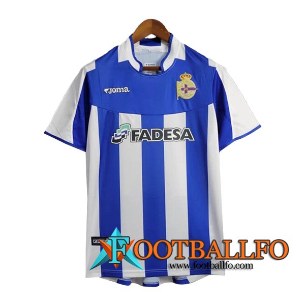 Camisetas De Futbol Deportivo La Coruna Retro Primera 2003/2004