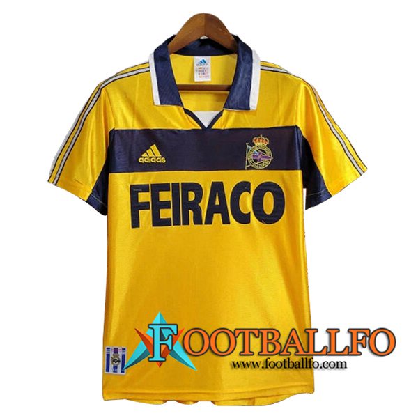 Camisetas De Futbol Deportivo La Coruna Retro Tercera 1999/2000