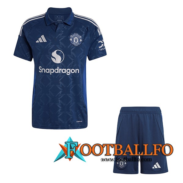 Camisetas Futbol Manchester United Segunda + Cortos 2024/2025