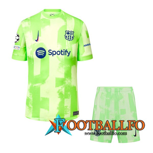 Camisetas Futbol FC Barcellona Tercera + Cortos 2024/2025