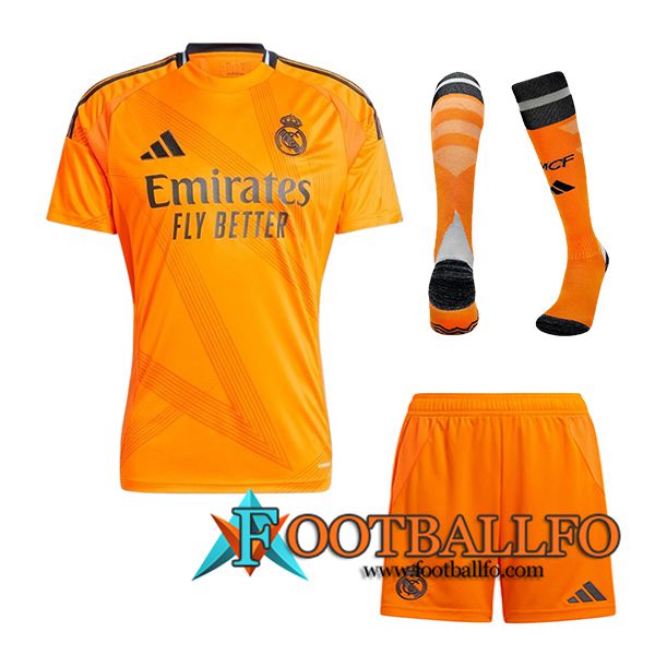 Camisetas Futbol Real Madrid Segunda (Cortos + Calcetines) 2024/2025