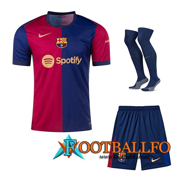 Camisetas Futbol FC Barcellona Primera (Cortos + Calcetines) 2024/2025