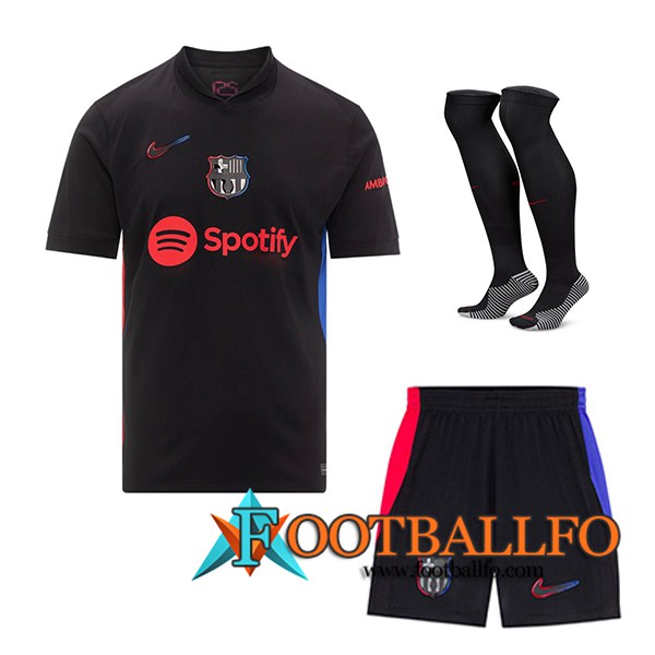 Camisetas Futbol FC Barcellona Segunda (Cortos + Calcetines) 2024/2025