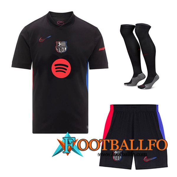 Camisetas Futbol FC Barcellona Segunda (Cortos + Calcetines) 2024/2025 -02