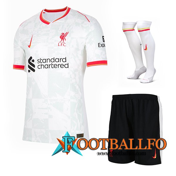 Camisetas Futbol FC Liverpool Tercera (Cortos + Calcetines) 2024/2025