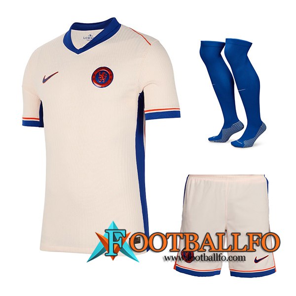 Camisetas Futbol FC Chelsea Segunda (Cortos + Calcetines) 2024/2025