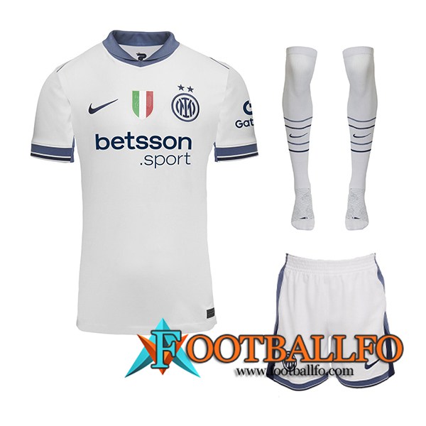 Camisetas Futbol Inter Milan Segunda (Cortos + Calcetines) 2024/2025