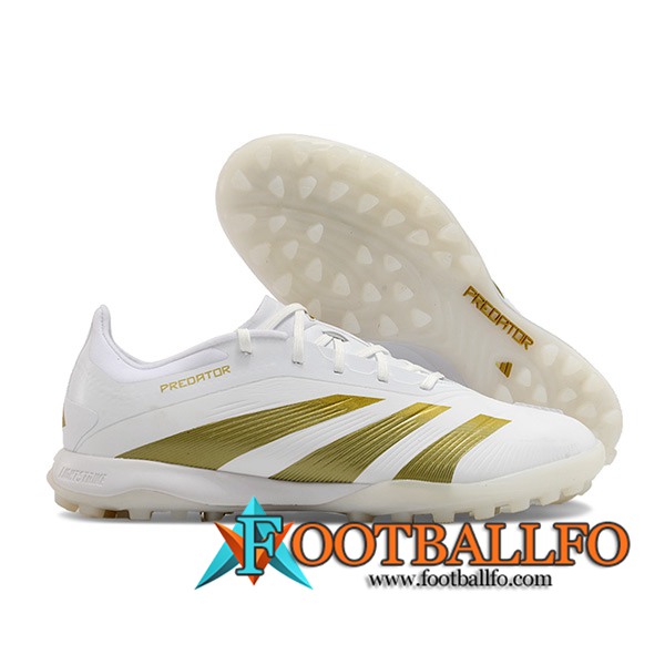 Adidas Botas De Fútbol PREDATOR 24 ELITE TF BOOTS Blanco/Amarillo