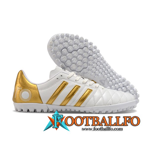 Adidas Botas De Fútbol X GHOSTED.4 TF Blanco/Amarillo