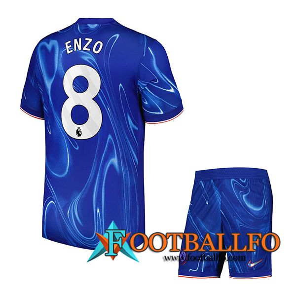 Camisetas De Futbol Chelsea (ENZO #8) Ninos 2024/2025 Primera