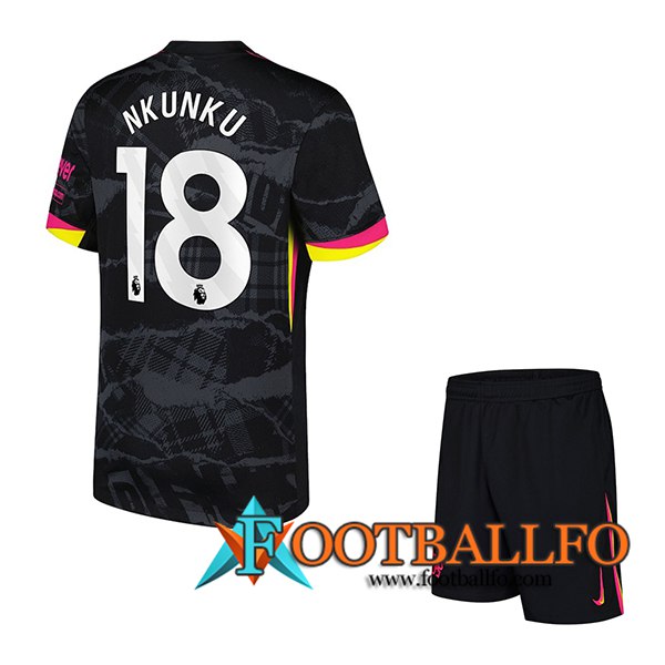 Camisetas De Futbol Chelsea (NKUNKU #18) Ninos 2024/2025 Tercera