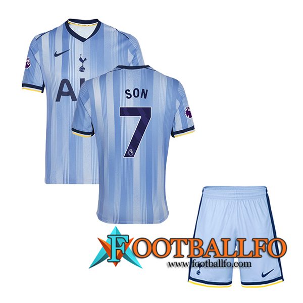 Camisetas De Futbol Tottenham Hotspur (SON #7) Ninos 2024/2025 Segunda