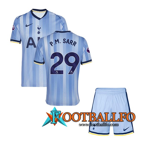 Camisetas De Futbol Tottenham Hotspur (P.M. SARR #29) Ninos 2024/2025 Segunda