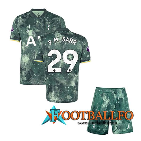 Camisetas De Futbol Tottenham Hotspur (P.M. SARR #29) Ninos 2024/2025 Tercera