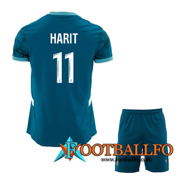 Camisetas De Futbol Marsella (HARIT #11) Ninos 2024/2025 Segunda