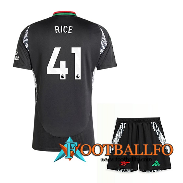 Camisetas De Futbol Arsenal (RICE #41) Ninos 2024/2025 Segunda