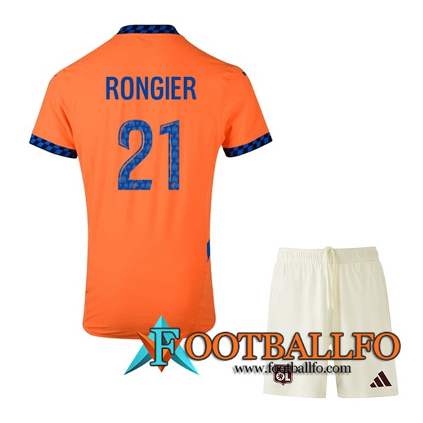 Camisetas De Futbol Marsella (RONGIER #21) Ninos 2024/2025 Tercera