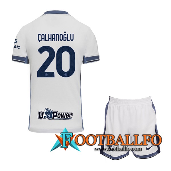 Camisetas De Futbol Inter Milan (CALHANOGLU #20) Ninos 2024/2025 Segunda