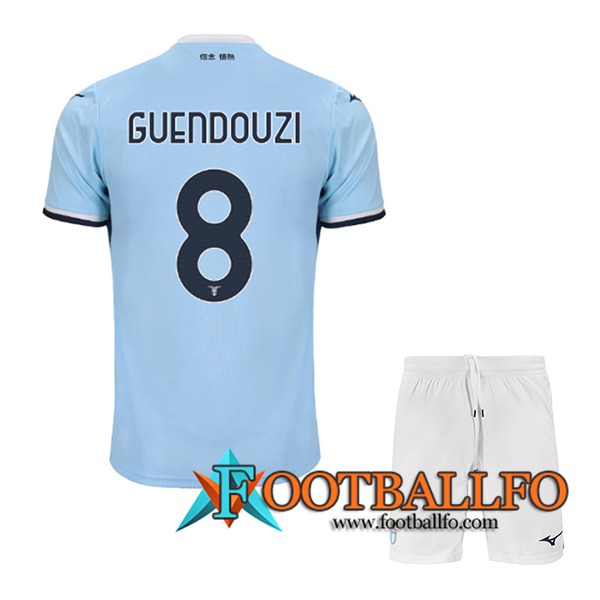 Camisetas De Futbol SS Lazio (GUENDOUZI #8) Ninos 2024/2025 Primera