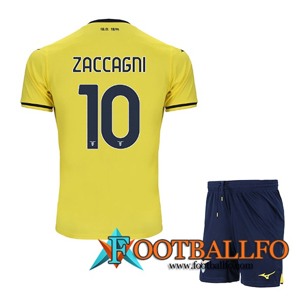 Camisetas De Futbol SS Lazio (ZACCAGNI #10) Ninos 2024/2025 Segunda