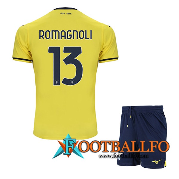 Camisetas De Futbol SS Lazio (ROMAGNOLI #13) Ninos 2024/2025 Segunda