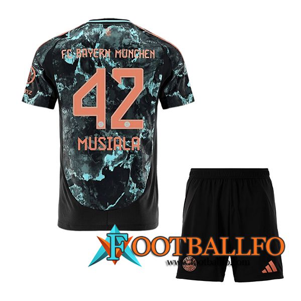 Camisetas De Futbol Bayern Munich (MUSIALA #42) Ninos 2024/2025 Segunda