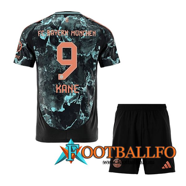 Camisetas De Futbol Bayern Munich (KANE #9) Ninos 2024/2025 Segunda