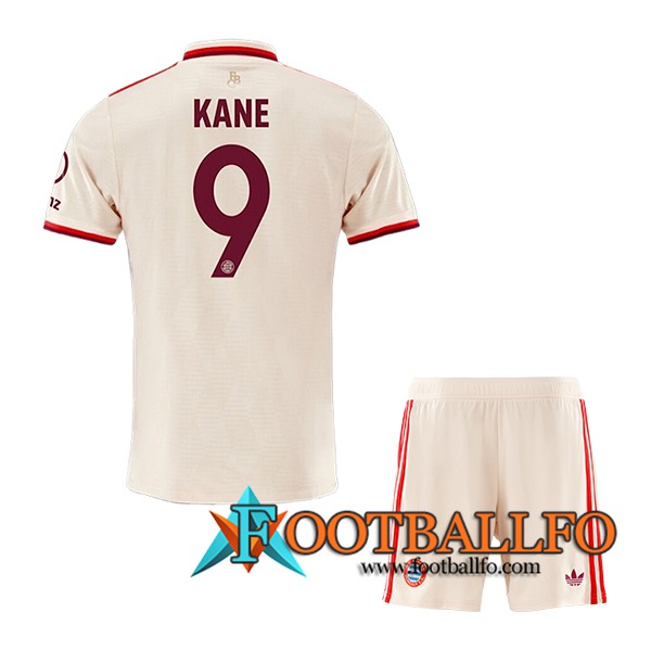 Camisetas De Futbol Bayern Munich (KANE #9) Ninos 2024/2025 Champions League