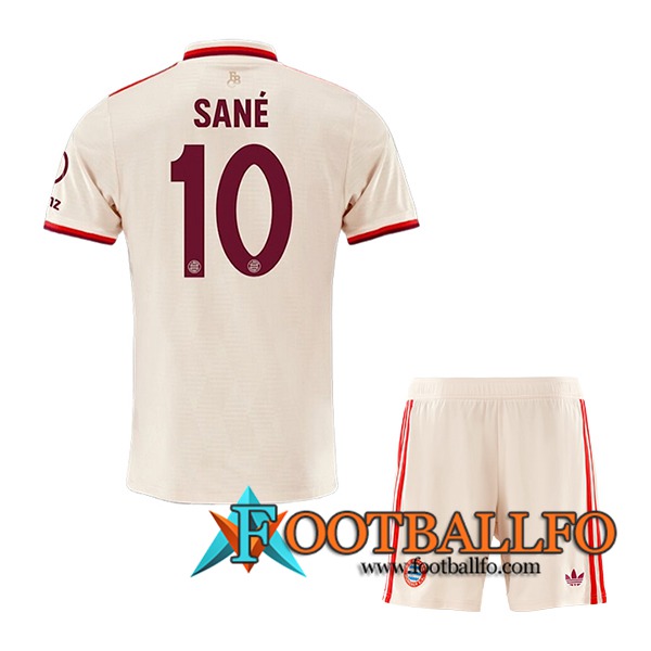 Camisetas De Futbol Bayern Munich (SANÉ #10) Ninos 2024/2025 Champions League