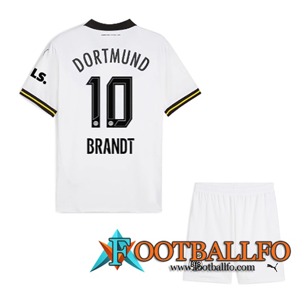 Camisetas De Futbol Dortmund BVB (BRANDT #10) Ninos 2024/2025 Tercera