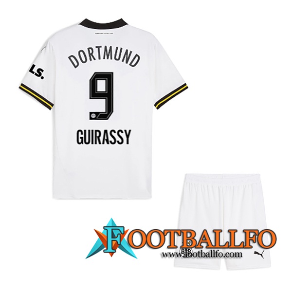 Camisetas De Futbol Dortmund BVB (GUIRASSY #9) Ninos 2024/2025 Tercera