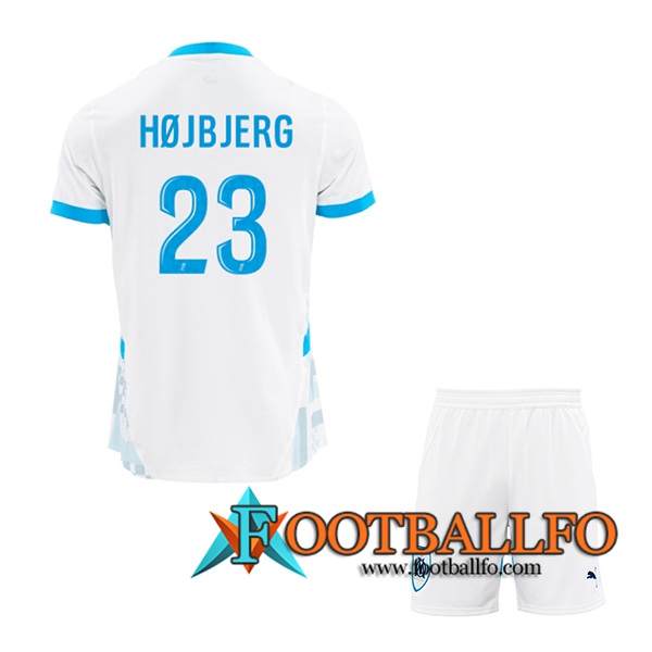 Camisetas De Futbol Marsella (HØJBJERG #23) Ninos 2024/2025 Primera