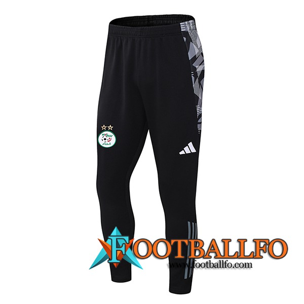 Pantalon Entrenamiento Algeria Negro/Gris 2024/2025