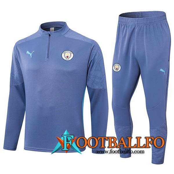 Chandal Equipos De Futbol Manchester City Gris/Azul 2024/2025