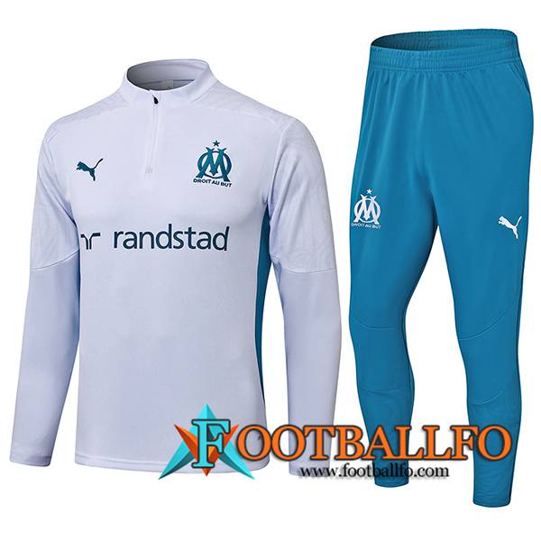 Chandal Equipos De Futbol Marsella Blanco/Azul 2024/2025