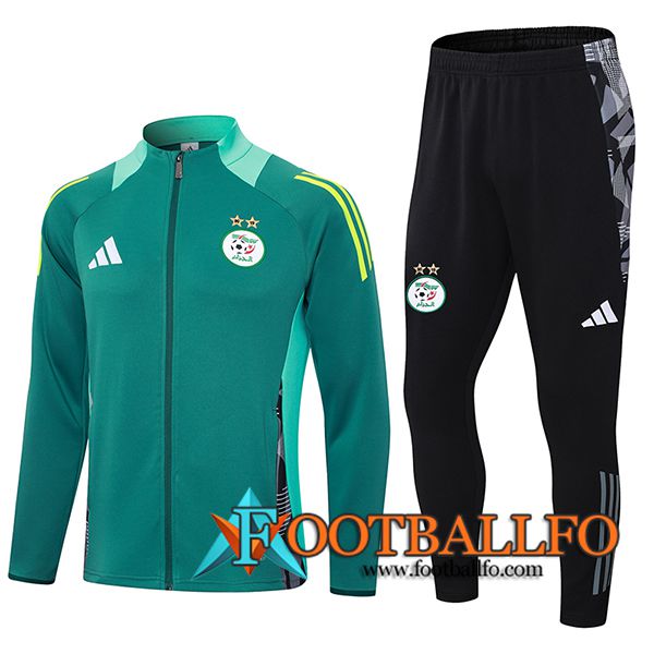 Chandal Equipos De Futbol Chaquetas Algeria Verde 2024/2025