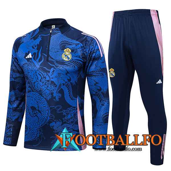 Chandal Equipos De Futbol Real Madrid Azul/Rosa 2024/2025