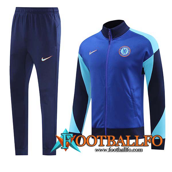 Chaqueta Con Capucha Chandal FC Chelsea Azul 2024/2025