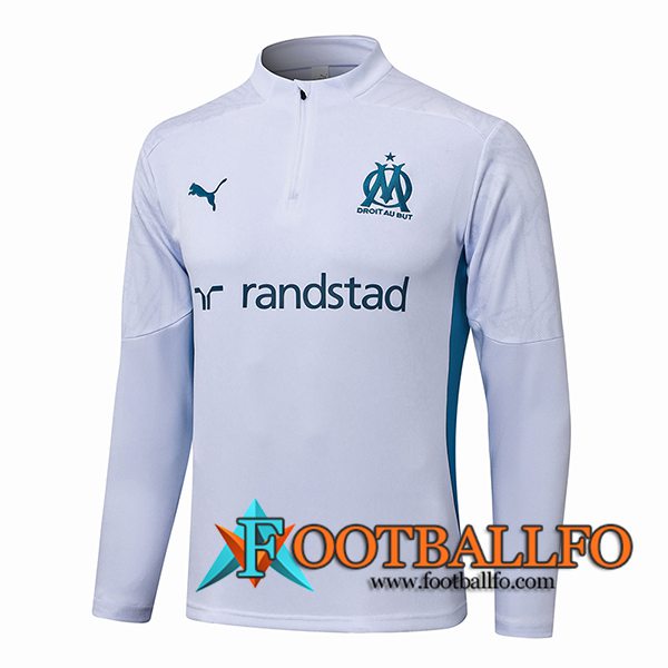 Sudadera De Entrenamiento Marsella Blanco/Azul 2024/2025