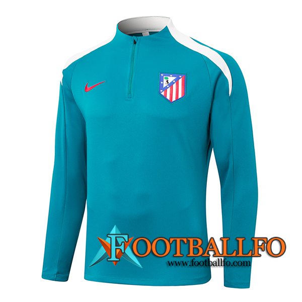 Sudadera De Entrenamiento Atletico Madrid Azul/Blanco 2024/2025