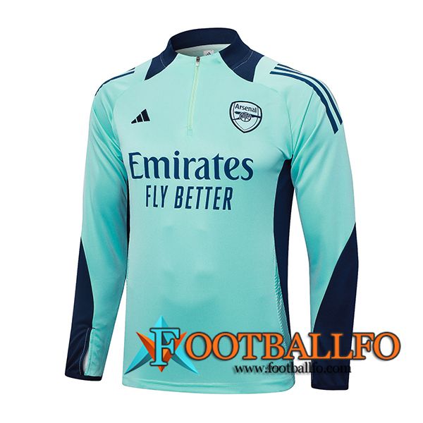 Sudadera De Entrenamiento Arsenal Verde/Azul 2024/2025 -03