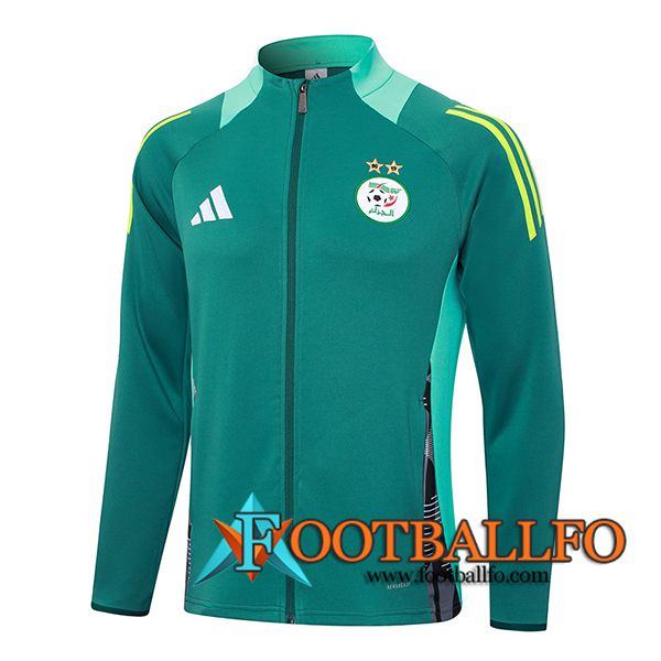 Chaquetas Futbol Algeria Verde 2024/2025